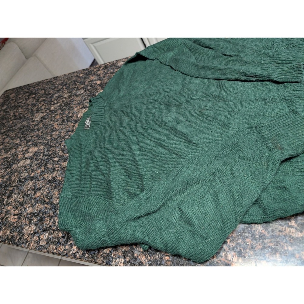Scottish Isle Bernette sweater Woman's Green L - Picture 3 of 5